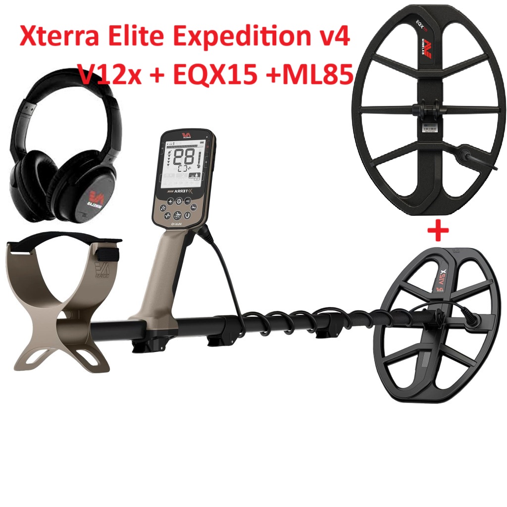 MINELAB X-TERRA ELITE EXPEDITION PACK z EQX15  V4